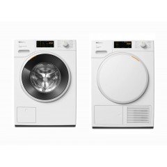 Miele WWB380 WCS 125 Edition + TWC660 WP 125 Edition Σετ Πλυντήριο & Στεγνωτήριο Ρούχων